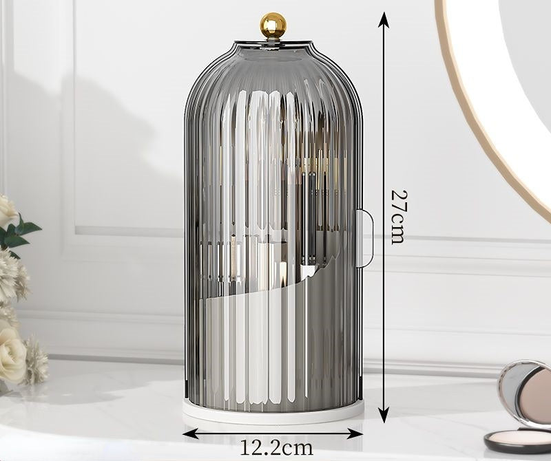 Dust-Proof Partition Desktop Cosmetic Storage Box β Organized & Stylish Solution