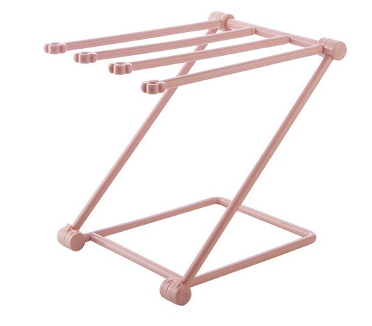 Foldable Dishcloth Shelf – Space-Saving Kitchen Organizer