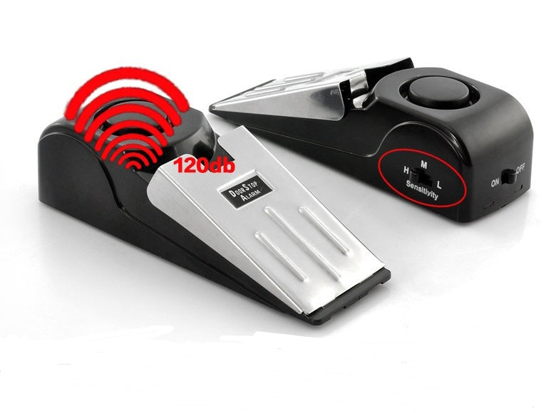 Door Stop Alarm - Portable Security Alarm for Home, Dormitory, and Travel