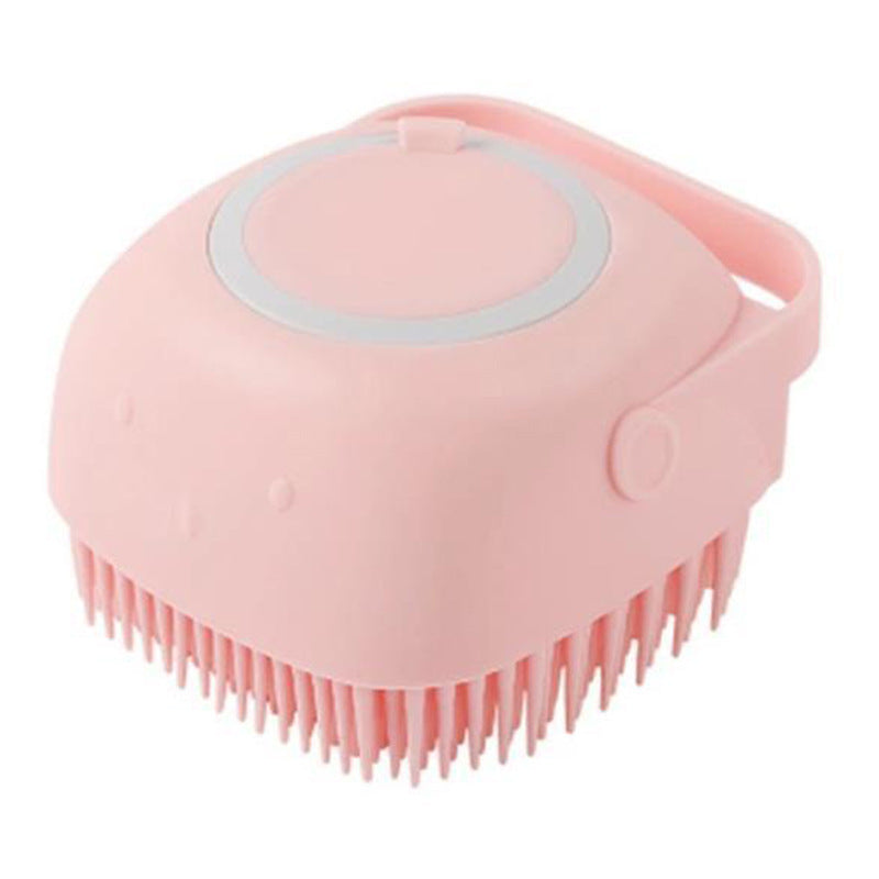 Silicone Dog Bath & Massage Brush β 2-in-1 Pet Grooming & Shampoo Dispenser