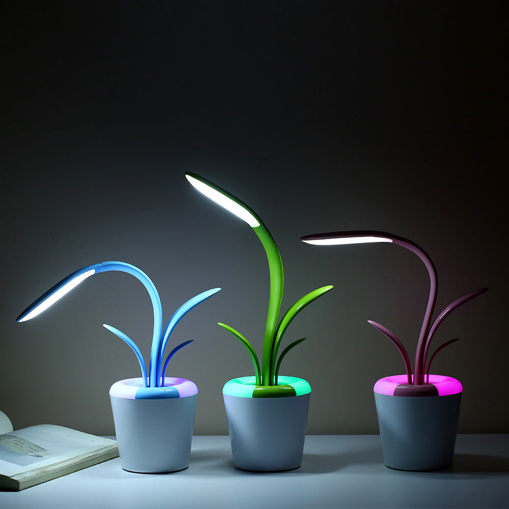 Modern USB Rechargeable LED Desk Lamp β Stylish & Wireless