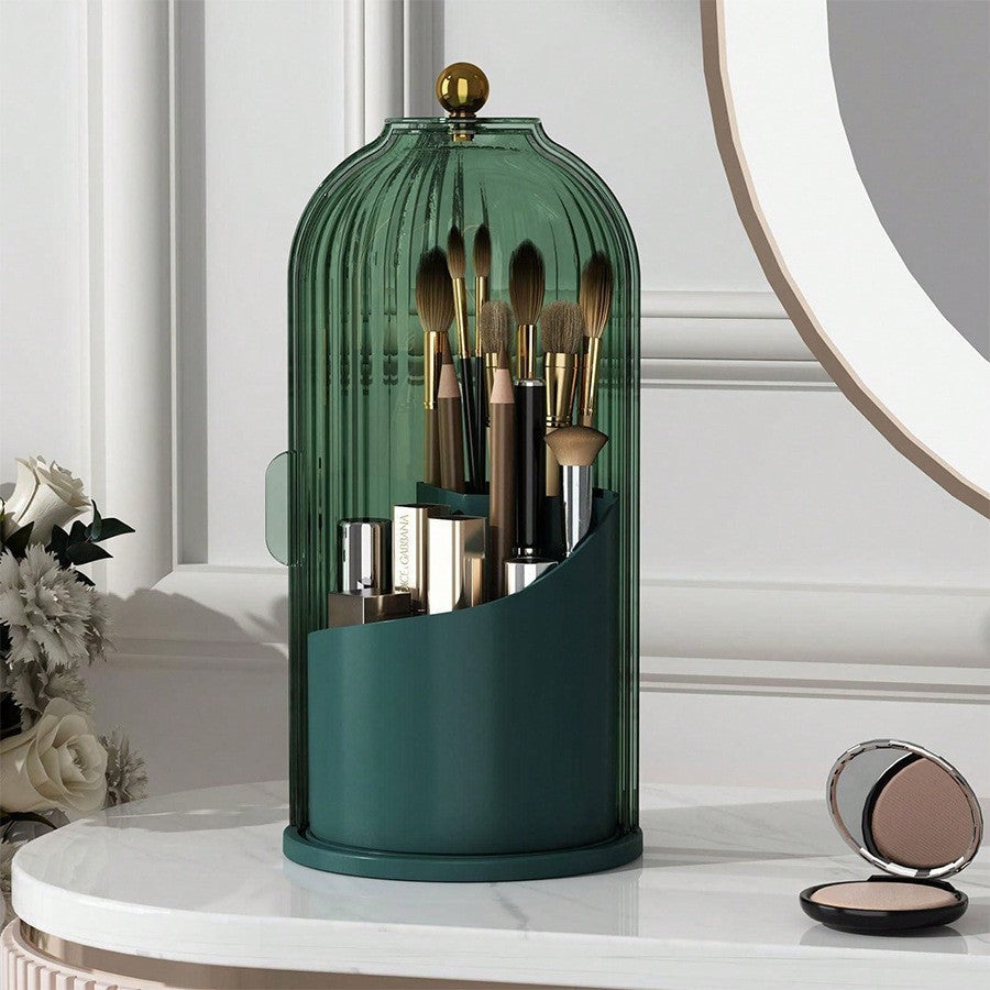 Dust-Proof Partition Desktop Cosmetic Storage Box β Organized & Stylish Solution
