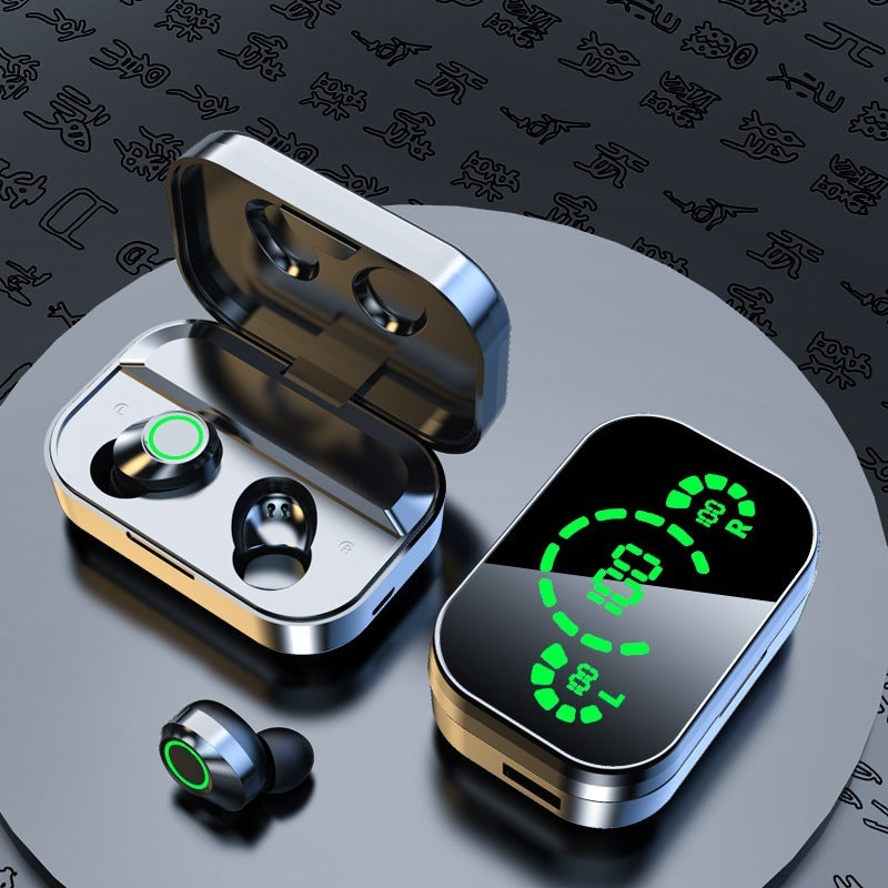 YD03 TWS Wireless Earbuds with LED Display & Breathing Light