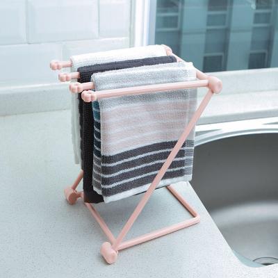 Foldable Dishcloth Shelf – Space-Saving Kitchen Organizer