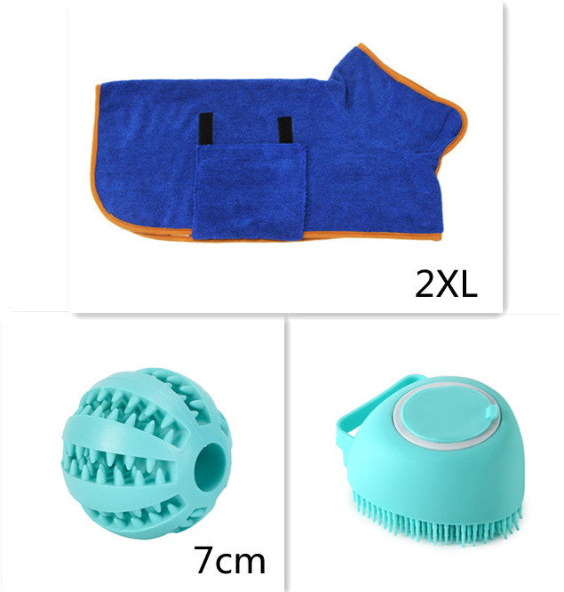 Silicone Dog Bath & Massage Brush β 2-in-1 Pet Grooming & Shampoo Dispenser