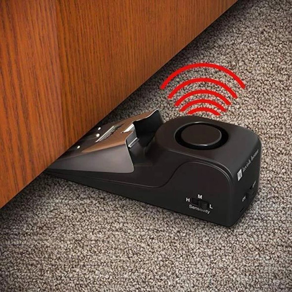 Door Stop Alarm - Portable Security Alarm for Home, Dormitory, and Travel
