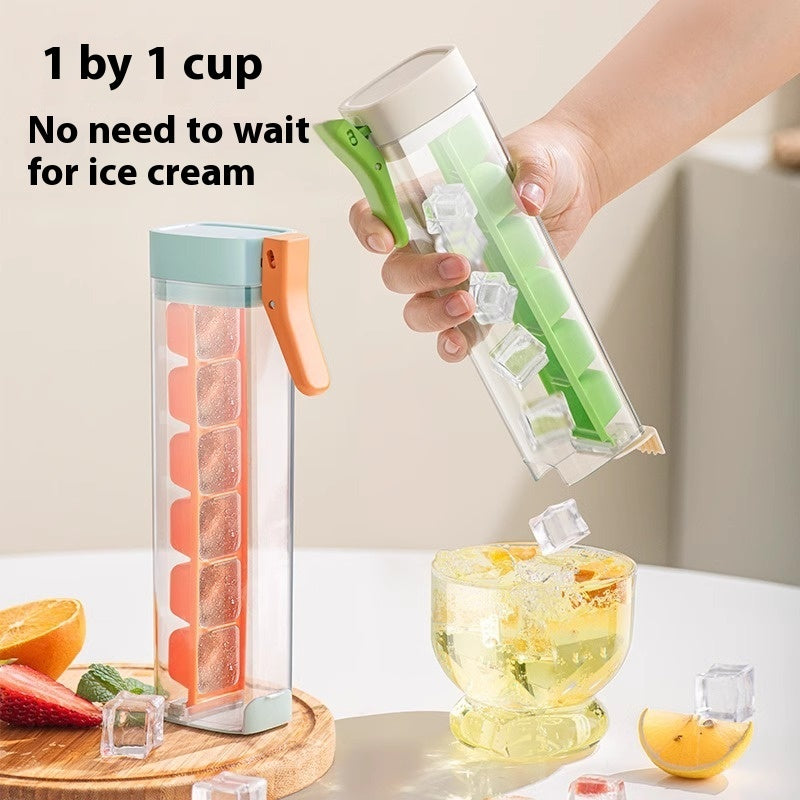 Ice Cube Mold – One-Touch Release Ice Tray with Storage Box