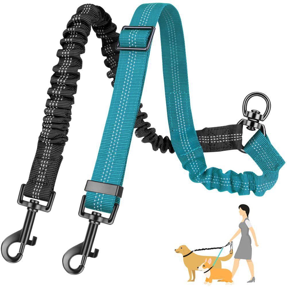 Retractable Dual Dog Leash β Walk Two Dogs with Ease