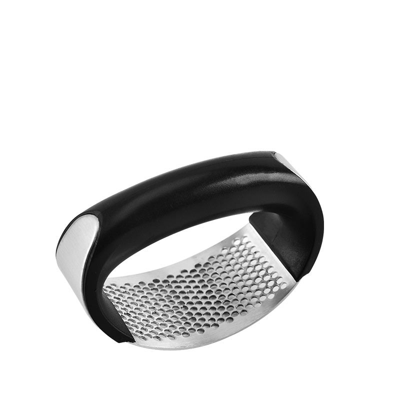 Stainless Steel Garlic Masher – Manual Curve Garlic Press