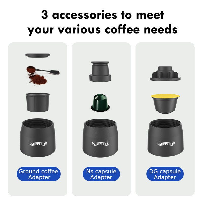 Portable 3-in-1 Travel Hand Press Coffee Machine