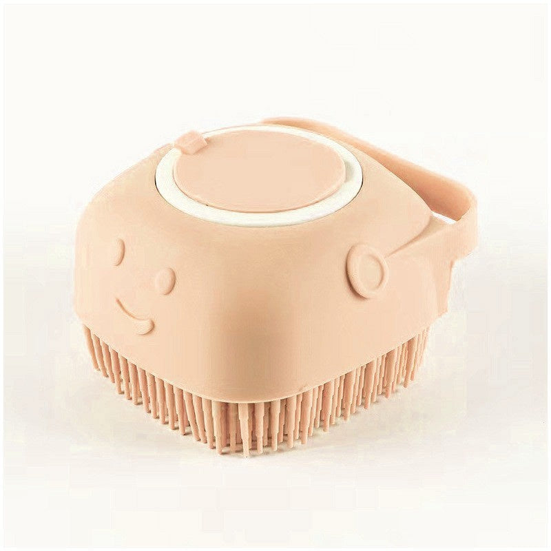 Silicone Dog Bath & Massage Brush β 2-in-1 Pet Grooming & Shampoo Dispenser