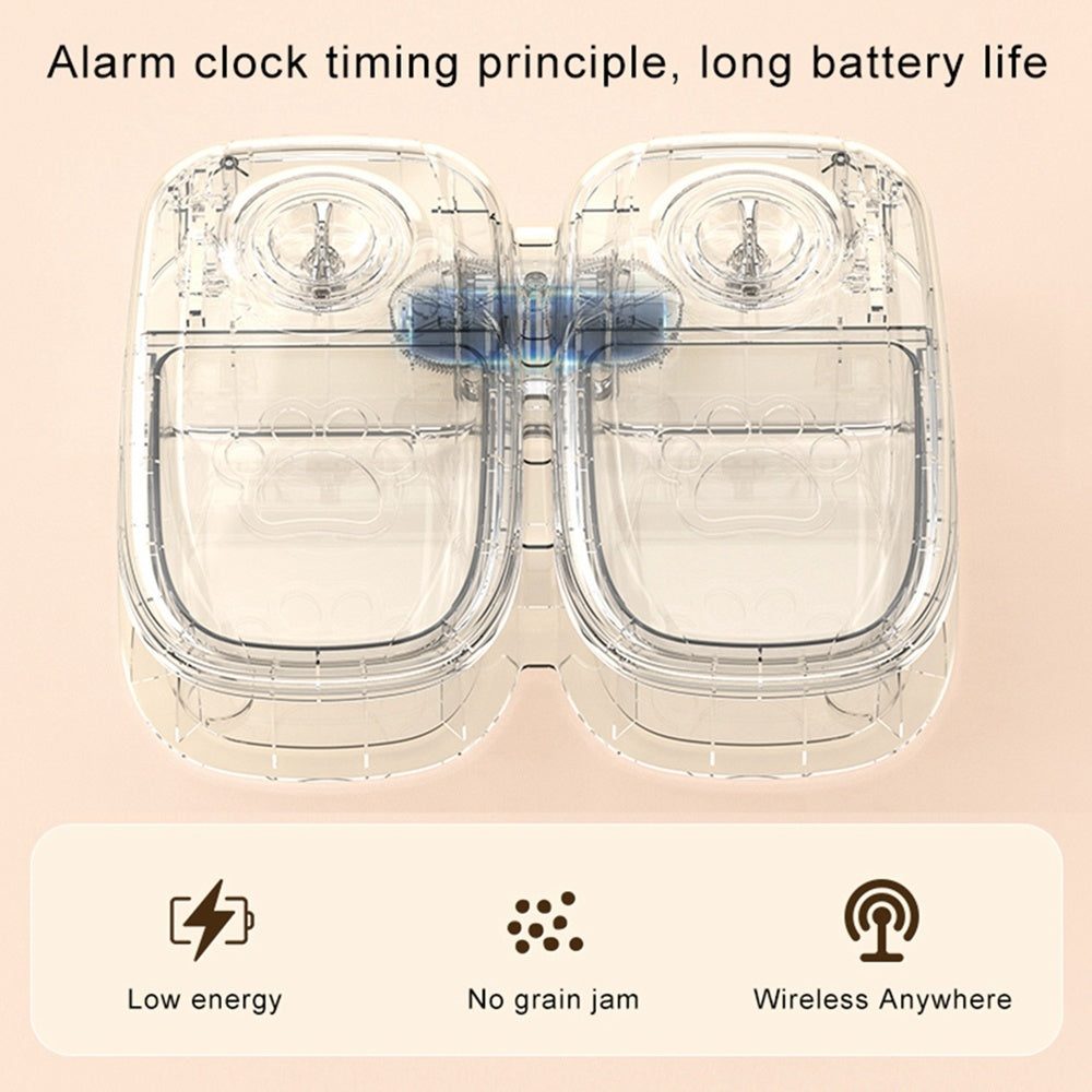 Automatic Pet Feeder & Water Dispenser – 2-in-1 Gravity Feeding System