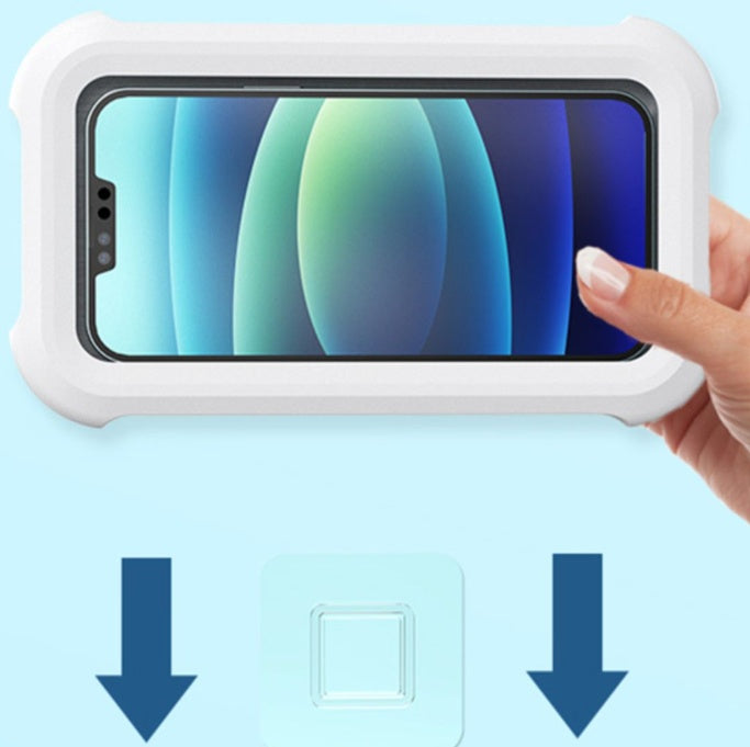 Waterproof Bathroom Mobile Phone Rack – Wall-Hung Storage Box