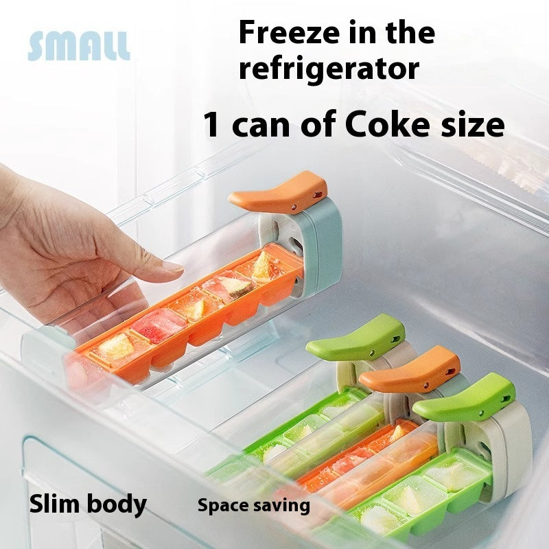 Ice Cube Mold – One-Touch Release Ice Tray with Storage Box