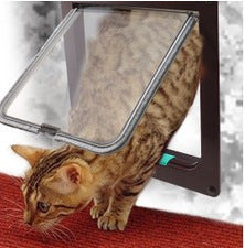 4-Way Lockable Pet Door – Secure & Convenien