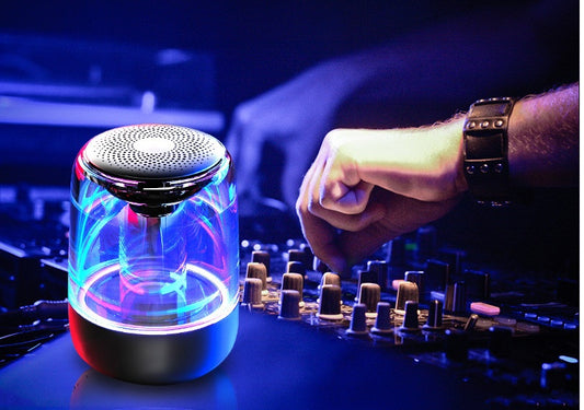 Portable Bluetooth Speaker – Powerful Bass & LED Light Effects