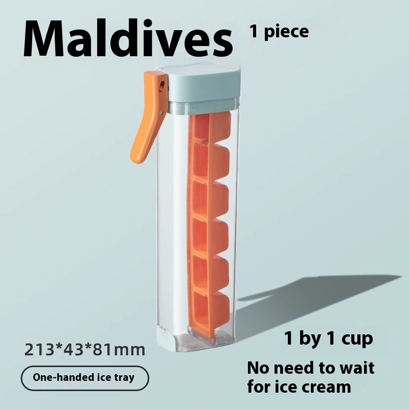 Ice Cube Mold – One-Touch Release Ice Tray with Storage Box
