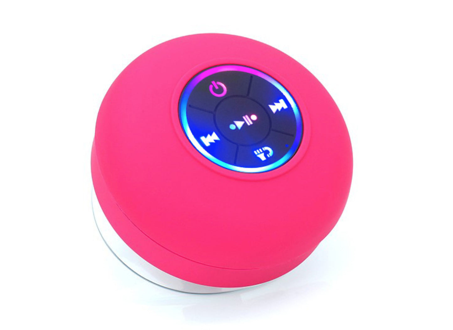 Large Suction Cup Waterproof Bluetooth Audio with Light
