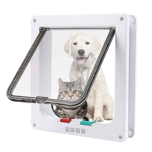 4-Way Lockable Pet Door – Secure & Convenien