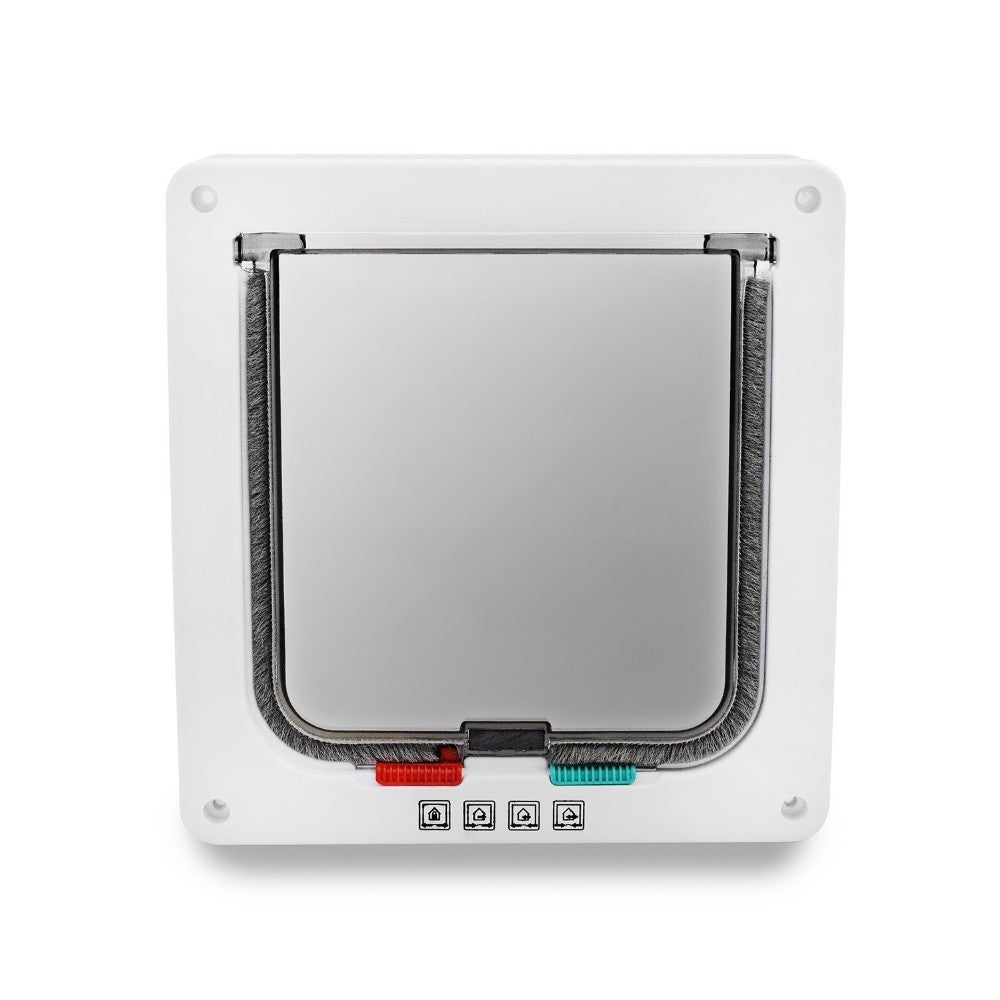 4-Way Lockable Pet Door – Secure & Convenien