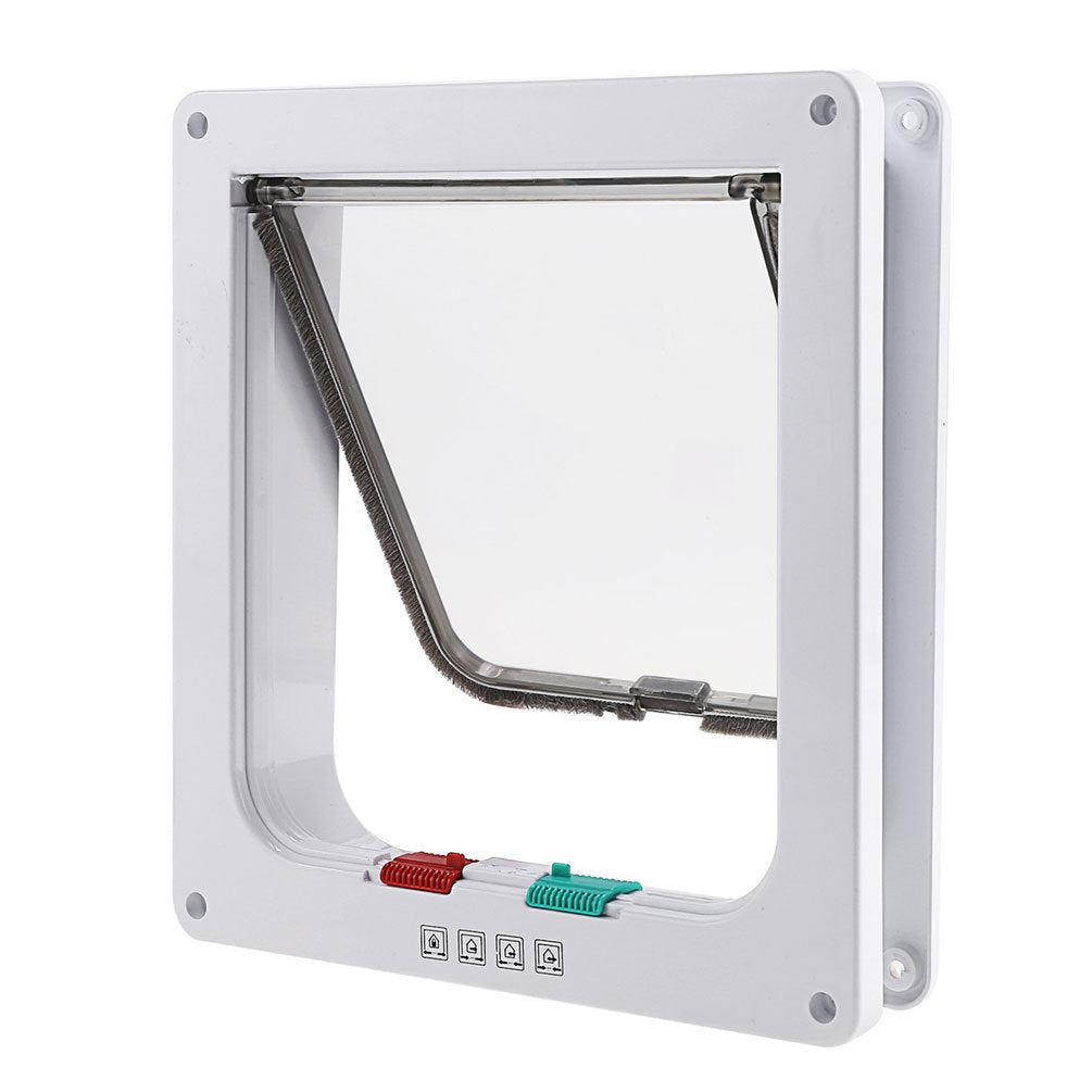 4-Way Lockable Pet Door – Secure & Convenien