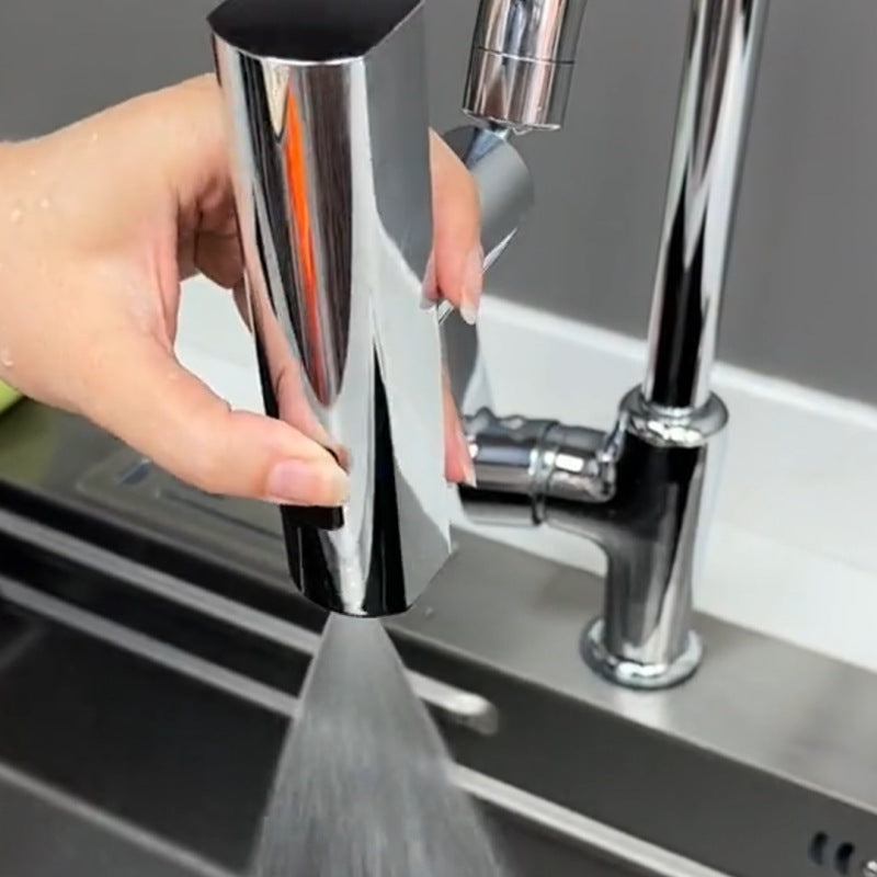 Universal Rotating Waterfall Faucet Bubbler – Multifunctional Kitchen Upgrade