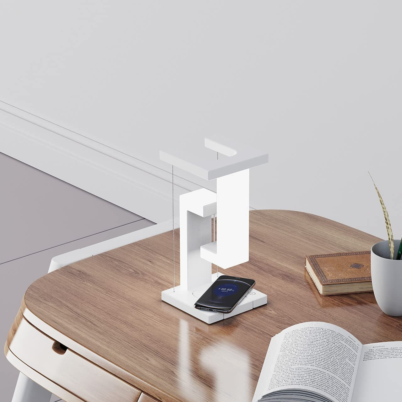 Creative Wireless Charging Suspension Table Lamp – Modern & Functional Illumination