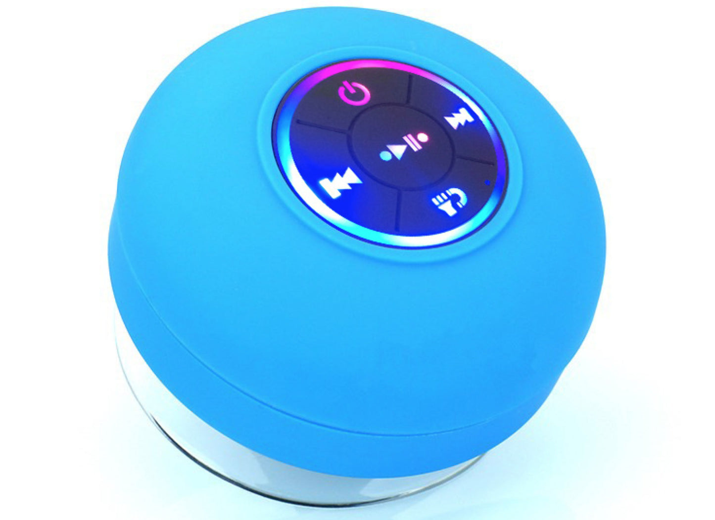 Large Suction Cup Waterproof Bluetooth Audio with Light