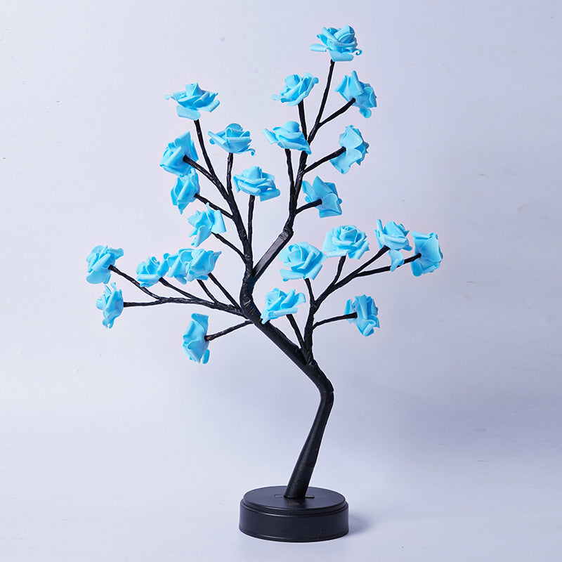 Romantic LED Rose Tree Lamp – Enchanting Floral Night Light