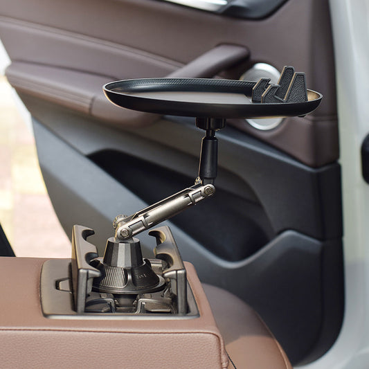 Adjustable Car Cup Holder & Food Tray – The Ultimate In-Car Dining Solution