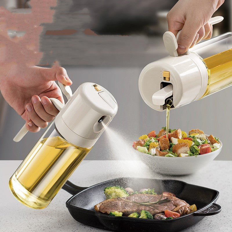 2-in-1 Oil Sprayer Bottle – BBQ & Cooking Oil Dispenser
