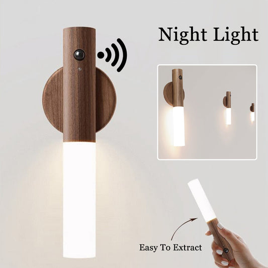 Auto LED Magnetic Wireless Night Light – Smart & Stylish Illumination