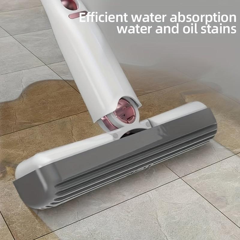 Portable Self-Squeezing Mini Mop – Effortless, Compact & Multi-Purpose Cleaning