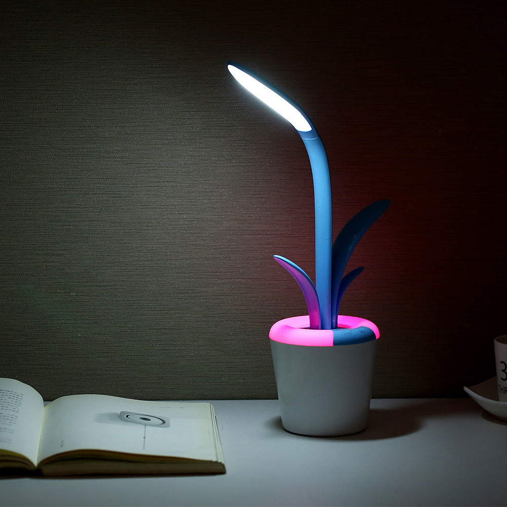 Modern USB Rechargeable LED Desk Lamp – Stylish & Wireless