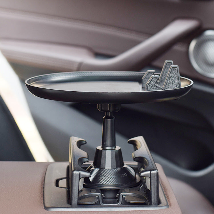 Adjustable Car Cup Holder & Food Tray – The Ultimate In-Car Dining Solution
