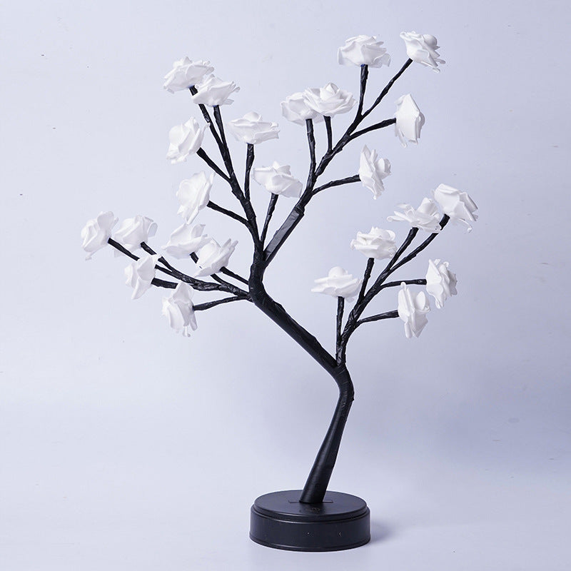 Romantic LED Rose Tree Lamp – Enchanting Floral Night Light