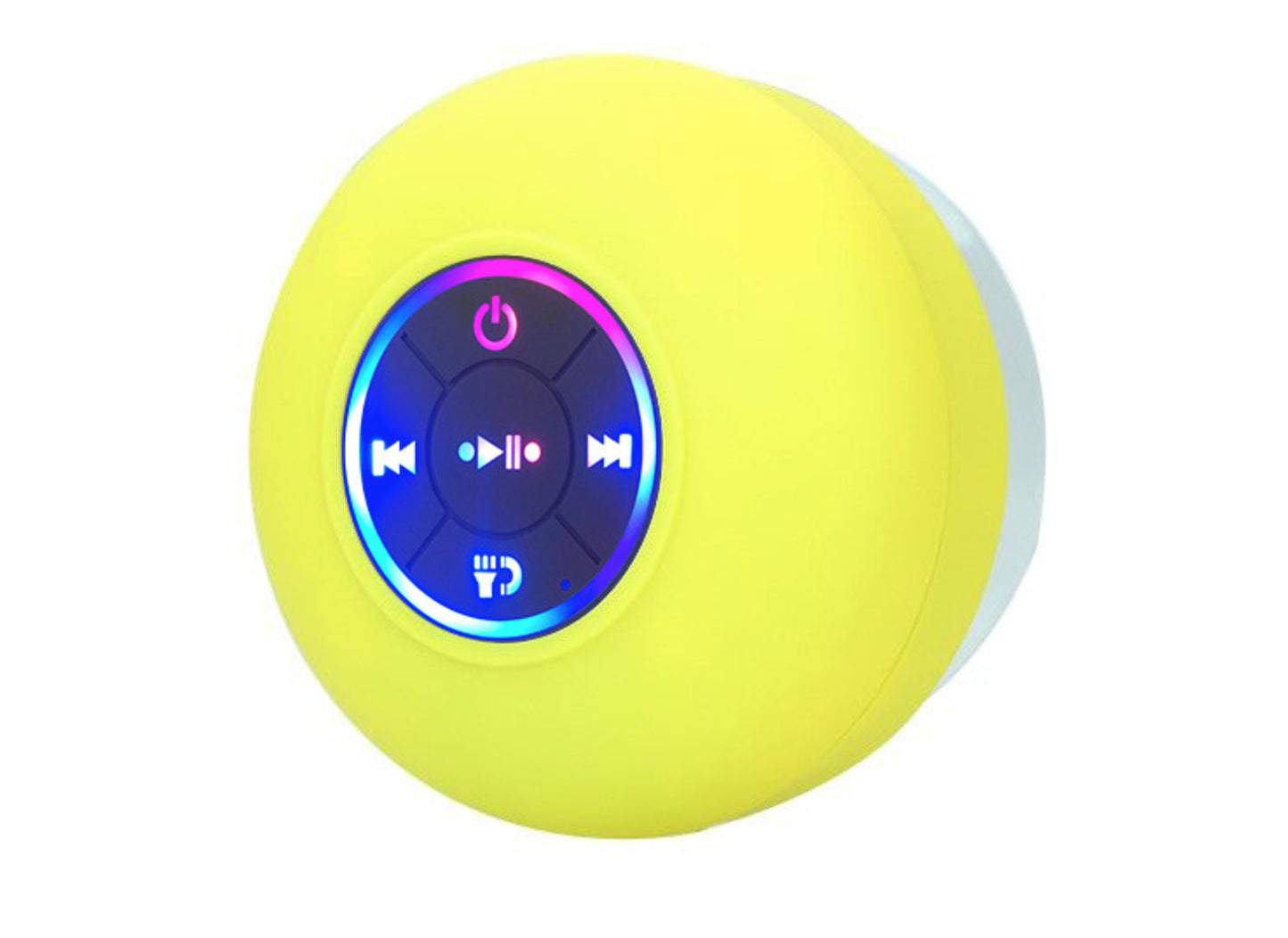 Large Suction Cup Waterproof Bluetooth Audio with Light