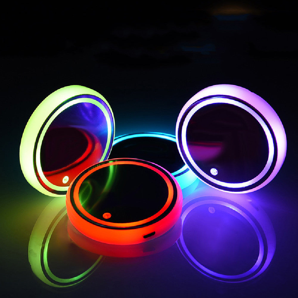 Car LED Luminous Water Cup Pad – Stylish & Functional Interior Upgrade