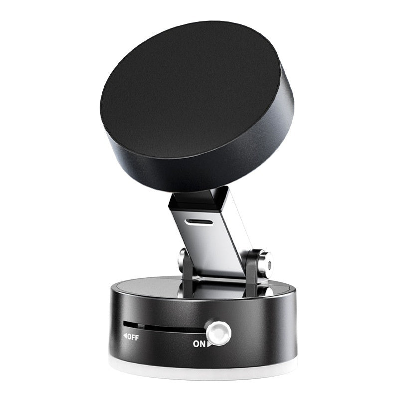 Foldable Magnetic Vacuum Car Phone Holder – Hands-Free Navigation for Smartphones