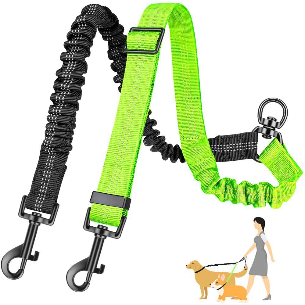 Retractable Dual Dog Leash – Walk Two Dogs with Ease