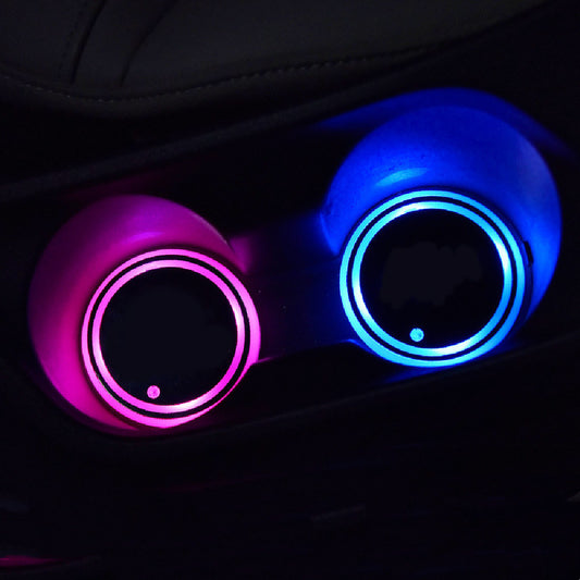 Car LED Luminous Water Cup Pad – Stylish & Functional Interior Upgrade
