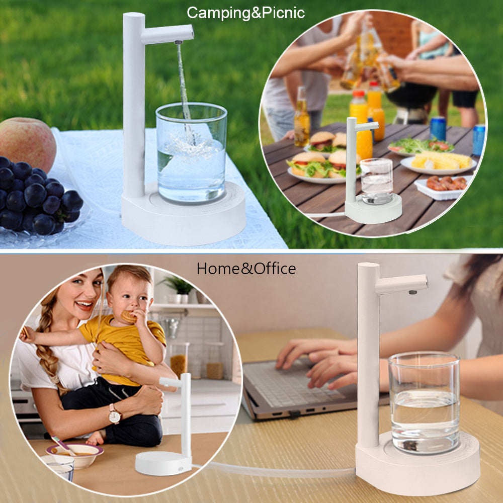 Electric Water Gallon Dispenser – Rechargeable & Portable for Home, Office, and Travel