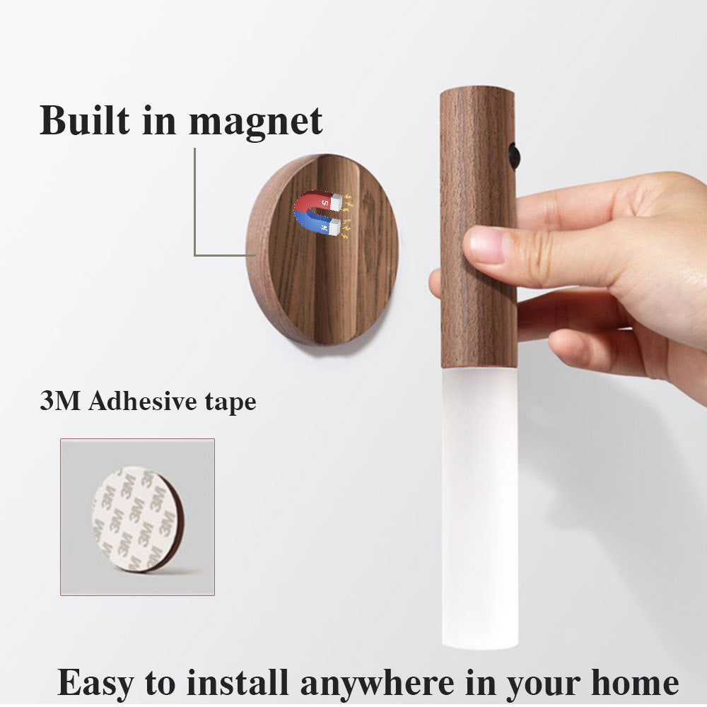 Auto LED Magnetic Wireless Night Light – Smart & Stylish Illumination