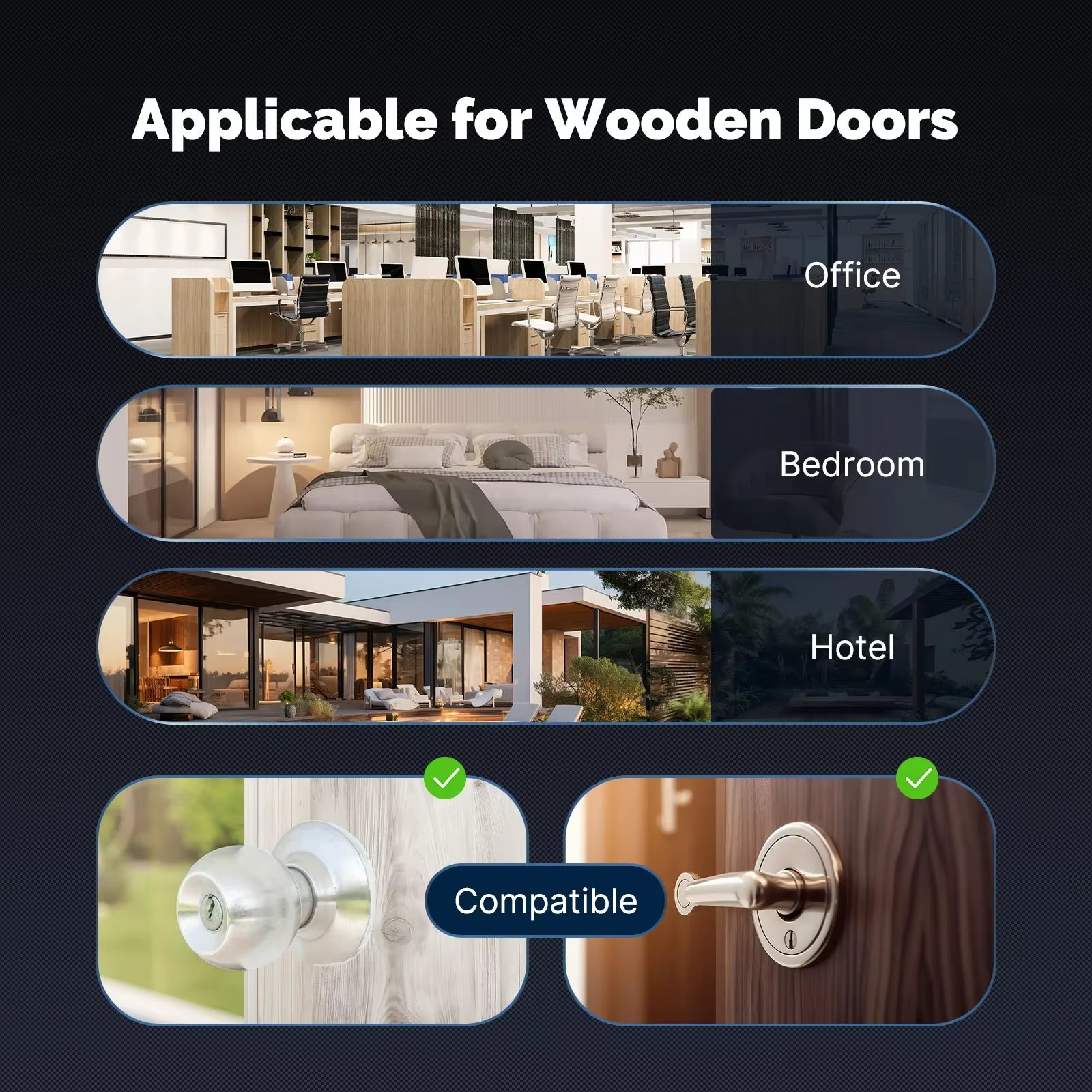 Tuya Smart Fingerprint Door Lock 