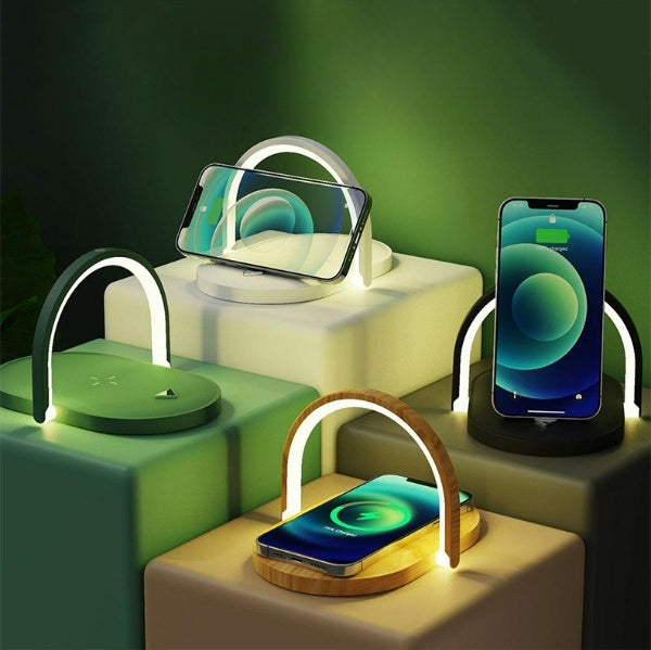 3-in-1 Foldable Wireless Charger with LED Night Light