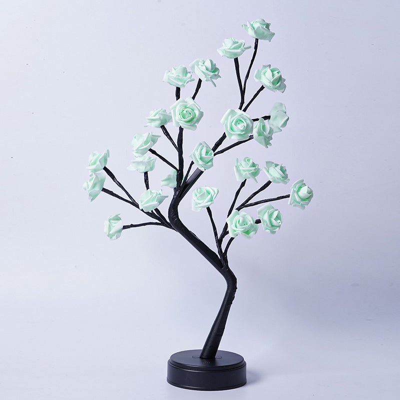 Romantic LED Rose Tree Lamp – Enchanting Floral Night Light