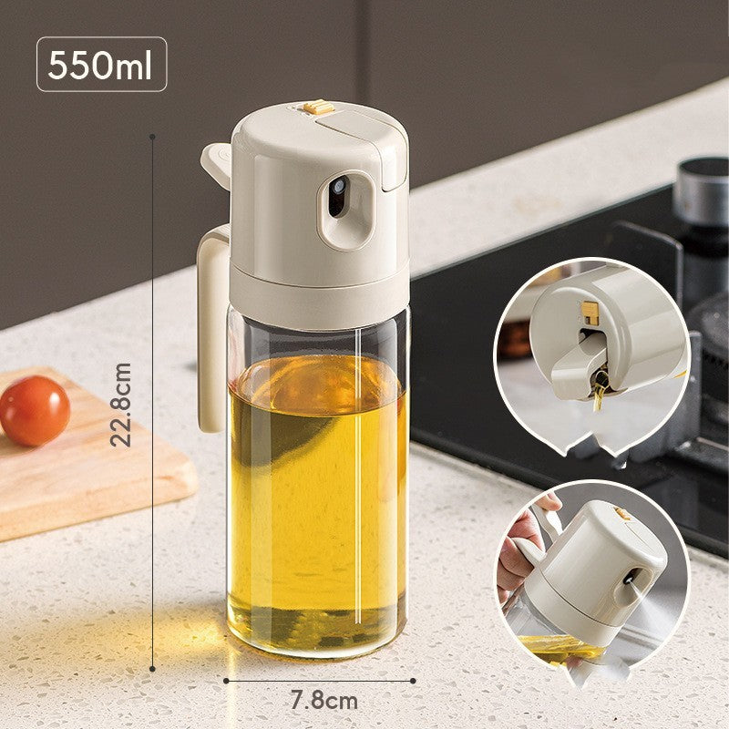 2-in-1 Oil Sprayer Bottle – BBQ & Cooking Oil Dispenser
