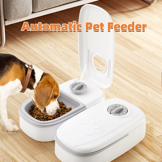 Automatic Pet Feeder & Water Dispenser – 2-in-1 Gravity Feeding System