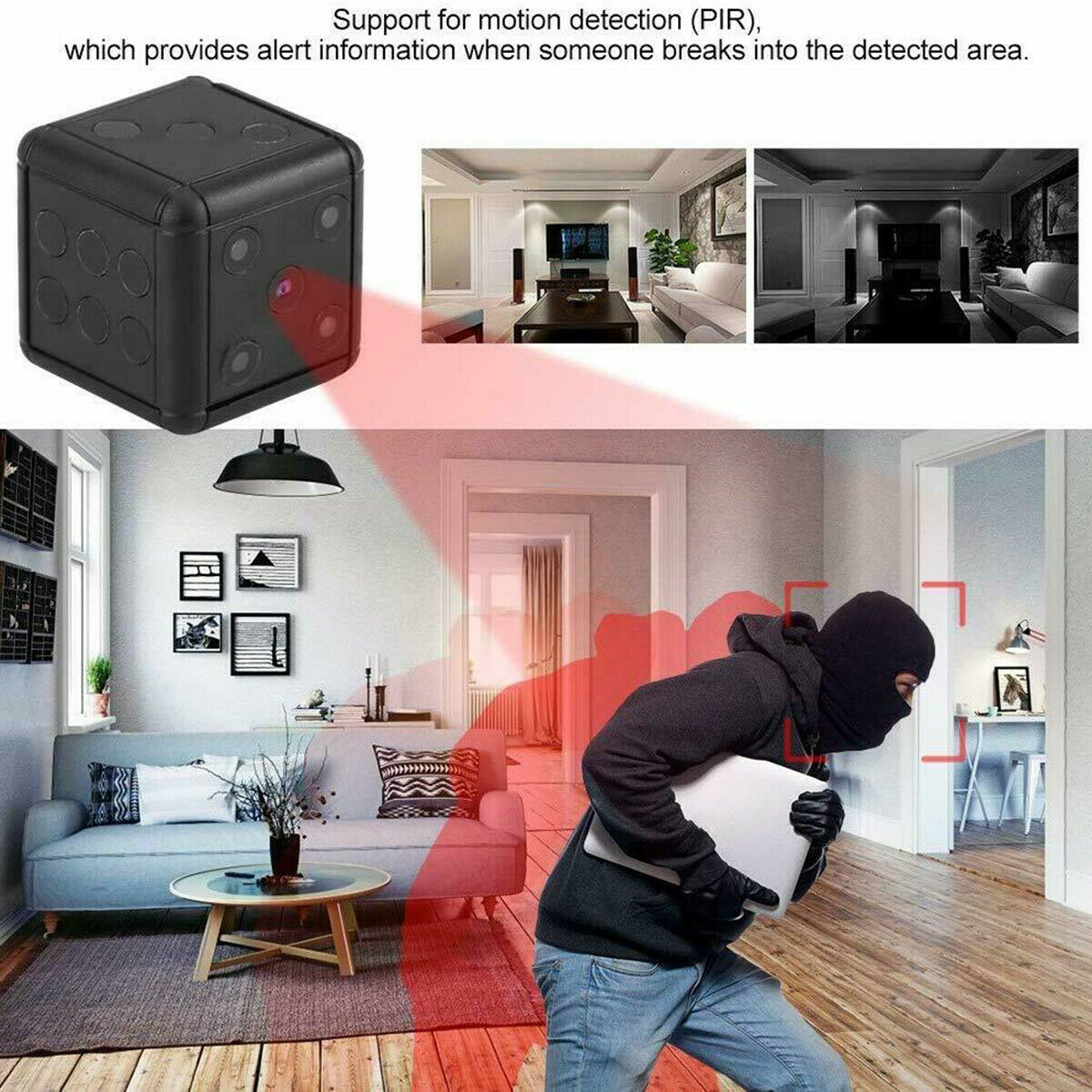 Stealth Mini Dice Camera | 1080P HD Night Vision & Motion Detection
