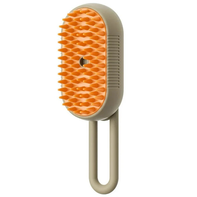 3-in-1 Electric Steam Pet Grooming Brush – Gentle, Effective, and Mess-Free